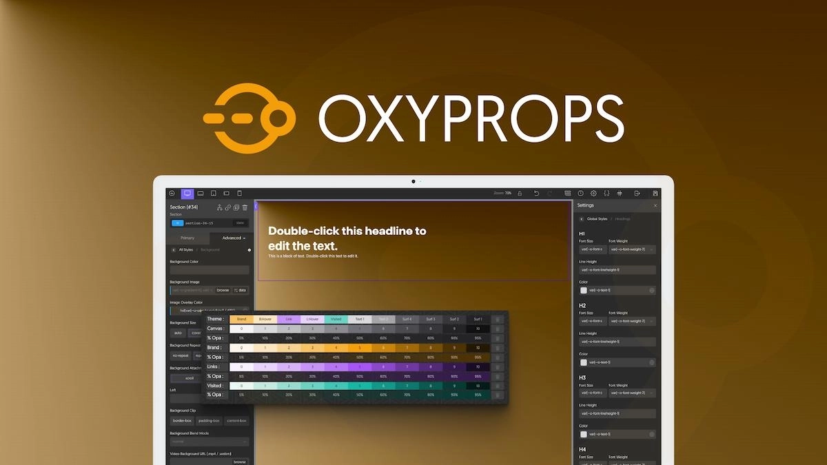 OxyProps – Modern CSS Framework