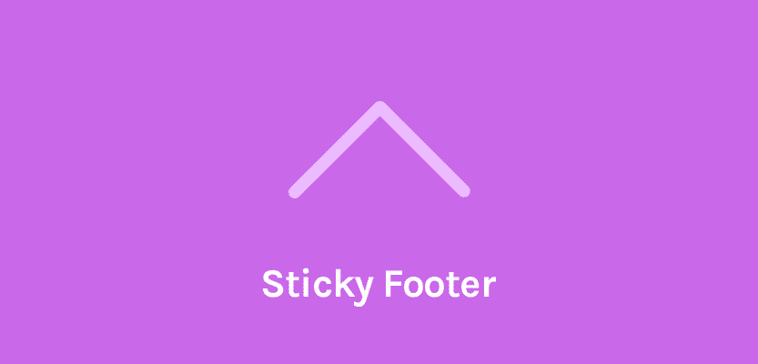 Sticky Footer Plugin For OceanWP Theme