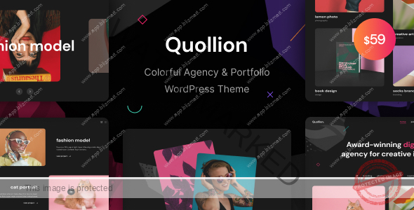 Quollion - Colorful Agency & Portfolio Theme