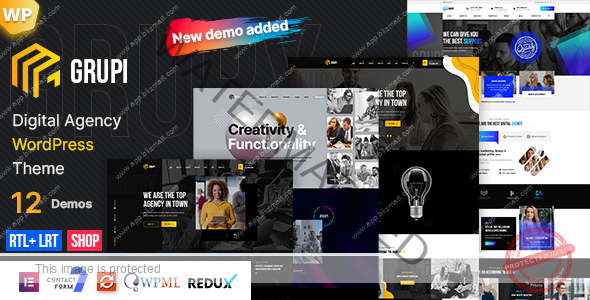 Grupi - Digital Agency WordPress Theme