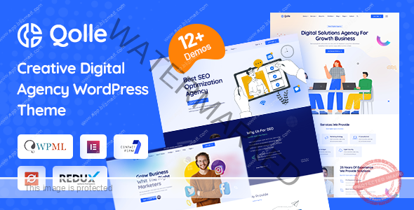 Qolle - Digital Marketing Agency WordPress Theme