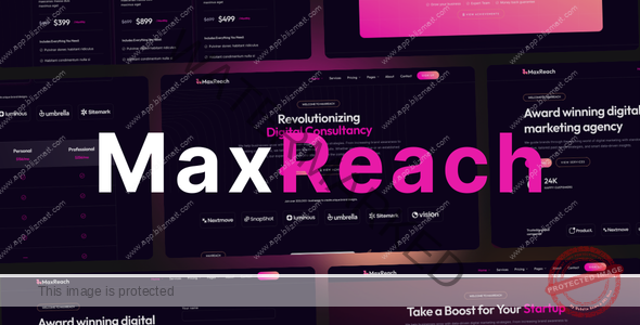 MaxReach - SEO & Digital Agency WordPress Theme