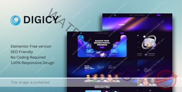 Digicy - Digital Marketing Agency Elementor Template Kit