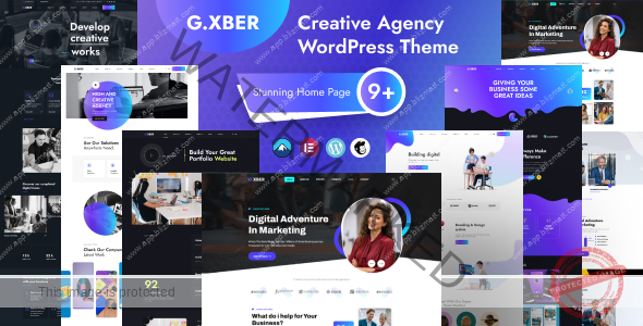Gxber - Creative Agency WordPress Theme