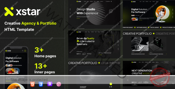 Xstar - Creative Agency & Portfolio WordPress Theme