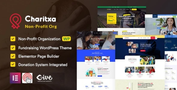 Charitxa - Multipurpose Nonprofit WordPress Theme