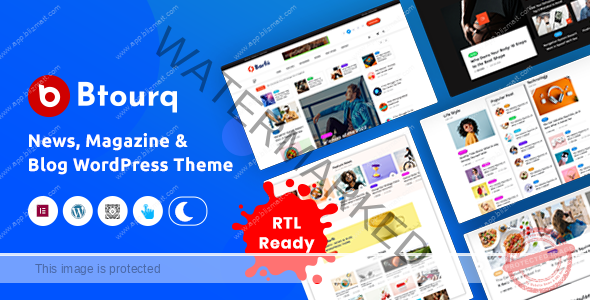 Btourq - WordPress News Magazine Theme