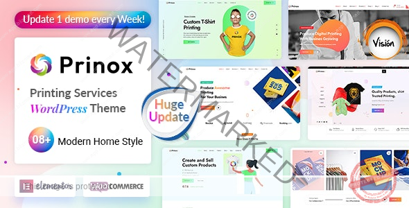 Prinox - Printing Services WordPress Theme