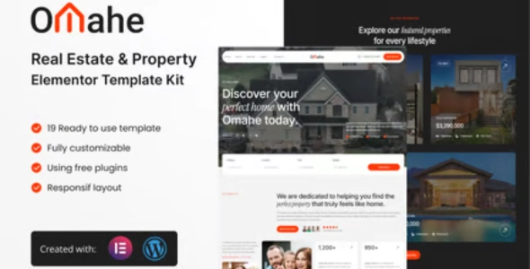 Omahe - Real Estate & Property Elementor Template Kit