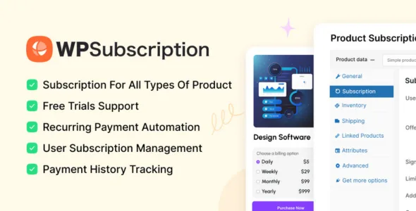WooCommerce Subscription Management Plugin