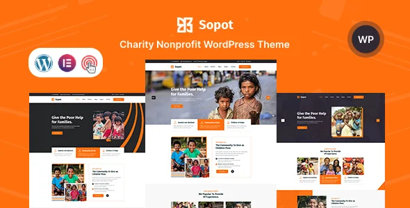 Sopot - Charity Fundraising WordPress Theme