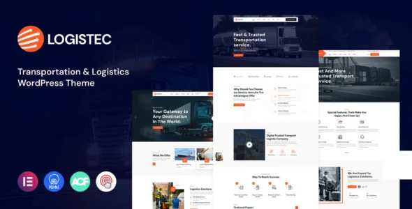 Logistec - Transportation & Logistics WordPress Theme Download