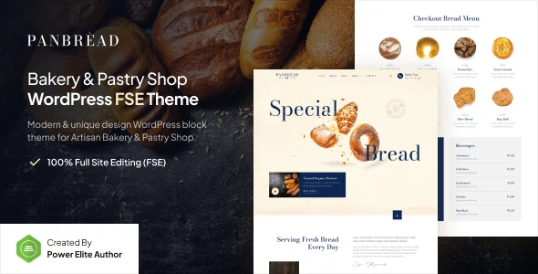 Panbread – Fresh Bakery & Pastry Elementor Template Kit