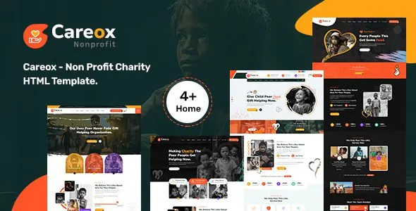 Careox - Non Profit Charity NGO WordPress Theme