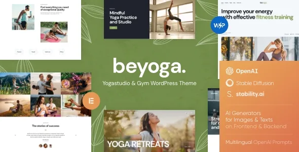 BeYoga - Yogastudio & Gym WordPress Theme Download