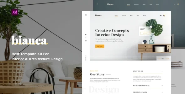 Bianca - Architecture Agency & Interior Design Elementor Pro Template Kit