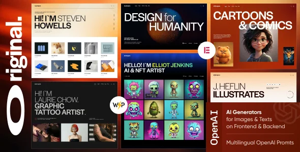 Original - Illustrator & Artist Portfolio WordPress Theme