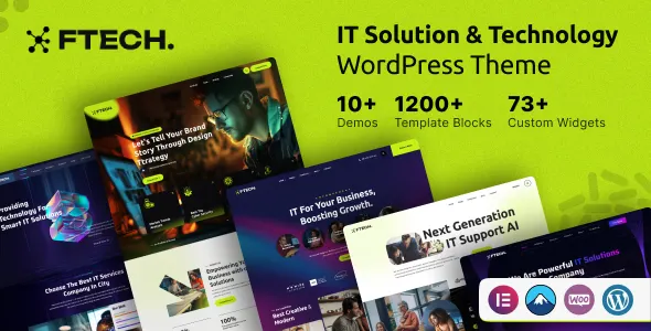 Ftech - IT Solution & Technology WordPress Theme