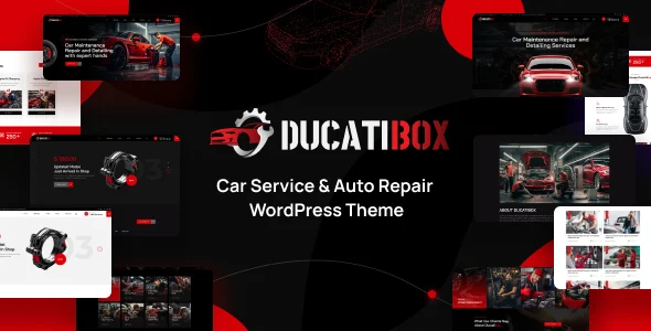 Ducatibox - Car Service & Auto Repair Theme WordPress