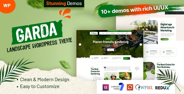 Garda - Gardening Landscape WordPress Theme
