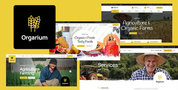 Orgarium - Agriculture & Organic WordPress Theme