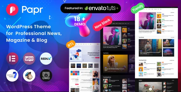 Papr - Newspaper News WordPress