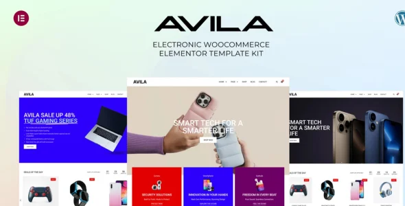 Avila-Electronic-WooCommerce-Elementor-Pro-Template-Kit