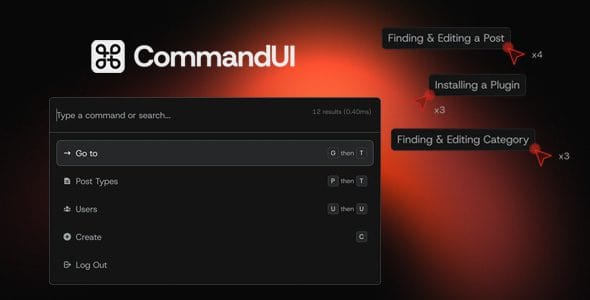 CommandUI Plugin