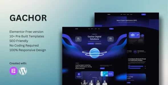Gachor - Digital Marketing Agency Elementor Template Kit