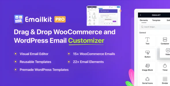 EmailKit Pro - Email Customizer for WooCommerce and WordPress