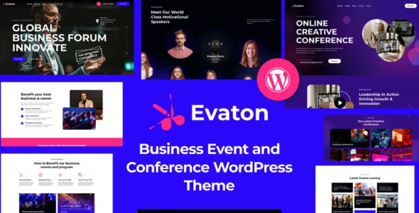 Evaton - Event Conference & Meetup WordPress Theme