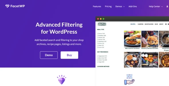 FacetWP Plugin - Advanced Filtering (Faceted Search) for WordPress