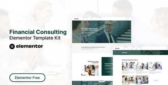 Finpoint - Financial Consulting Elementor Template Kit