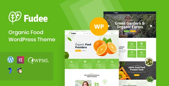 Fudee - Organic Food Elementor WordPress Theme