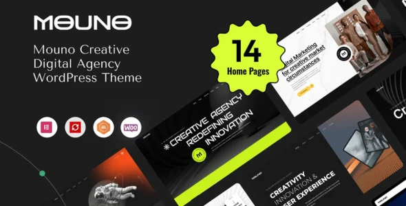 Mouno - Creative Digital Agency WordPress Theme