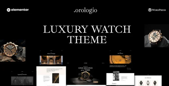 Orologio – Luxury Watch Store WordPress Theme