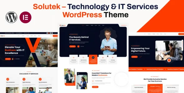 Solutek - Technology & IT Services WordPress Theme