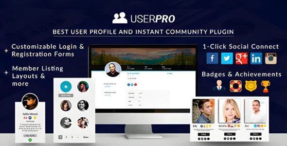 UserPro - Community and User Profile WordPress Plugin by DeluxeThemes