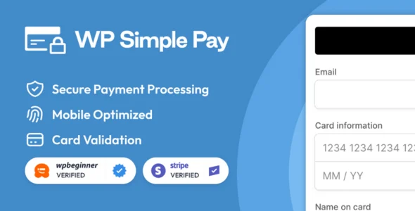 WP Simple Pay Pro - Stripe Payments Plugin for WordPress