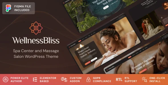 Wellness Bliss - Massage & Spa WordPress Theme