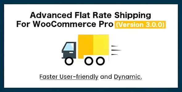 WooCommerce Advanced Flat Rate Shipping Plugin Pro