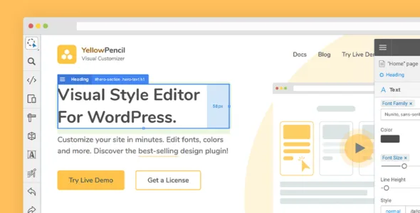 YellowPencil Visual CSS Style Editor - WordPress Plugin