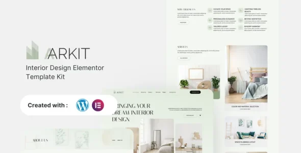 Aarkit - Interior Design Elementor Template Kit