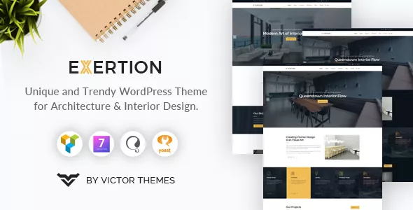 Exertion - Architecture & Interior WordPress Theme