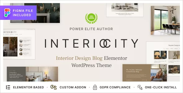 Interiocity - Interior Design Blog WordPress Theme