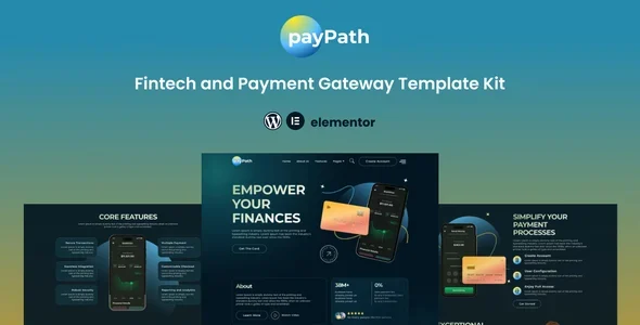 PayPath - Online Payment Gateway Elementor Template Kit