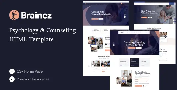 Brainez - Psychology & Counseling WordPress Theme