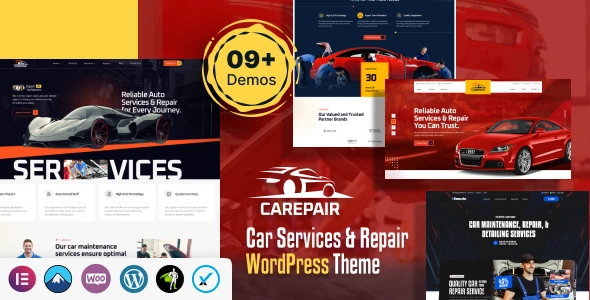 Carepair - Car Service & Auto Repair Theme