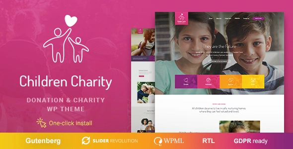 Children Charity Theme – Nonprofit & NGO WordPress Theme