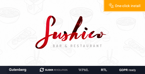 Sushico Theme – Sushi and Asian Food Restaurant WordPress Theme